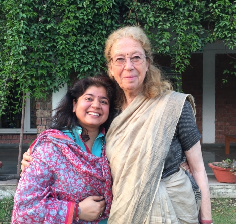 Indu Arora with Bettina Baumer_Rishikesh India
